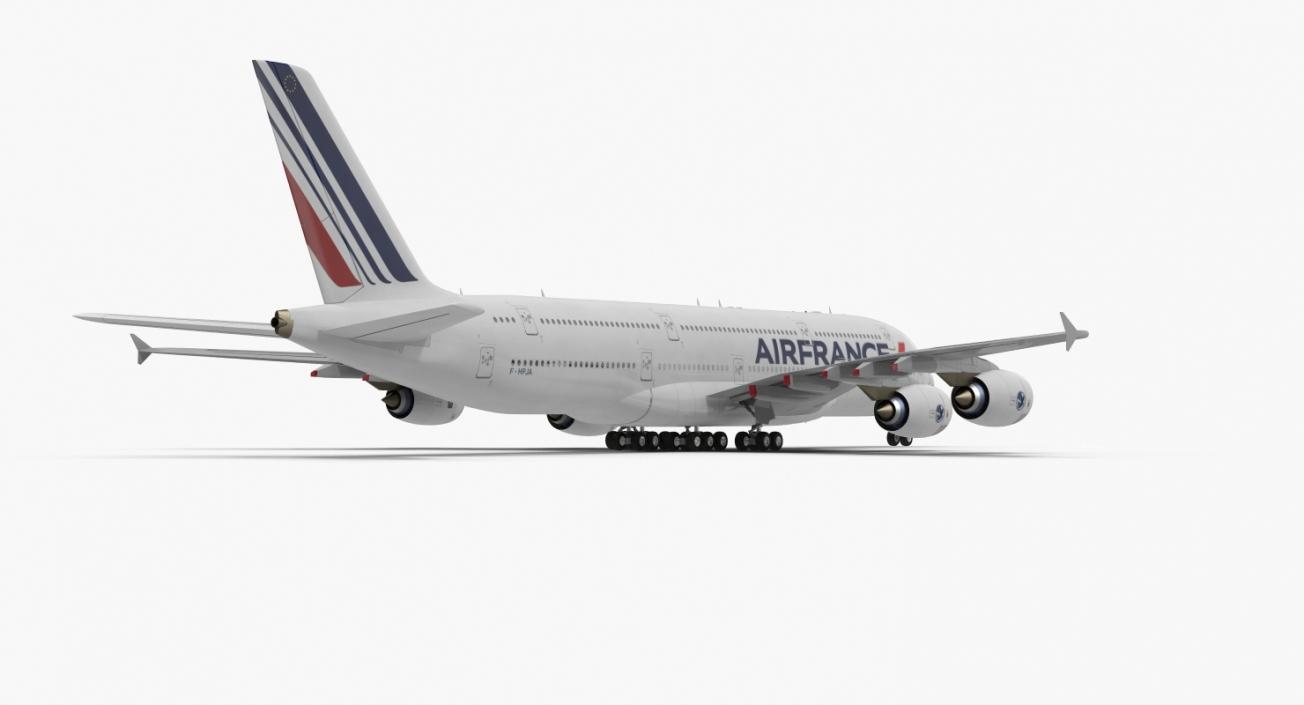 Airbus A380-1000 Air France 3D